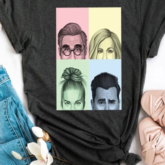 Schitts Creek Colorful Cast Graphic Tee - Picture 2 of 4